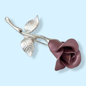 (2/$20) V. Avon Rose Brooch
